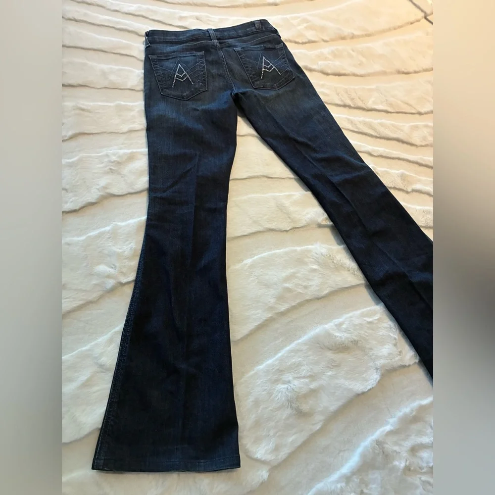 7 For All Mankind Dark Blue A Pocket Jeans - Picture 1 of 5